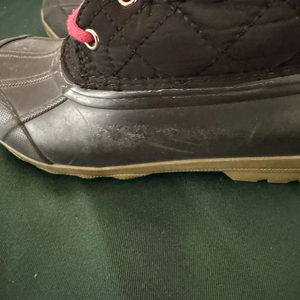 Pink and Black “Port Boots “ Size 13M